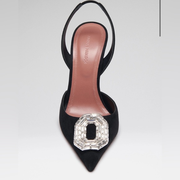 Amina Muaddi Camelia Slingback Pumps - Picture 2 of 12